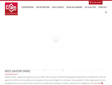 Tablet Screenshot of cram.fr